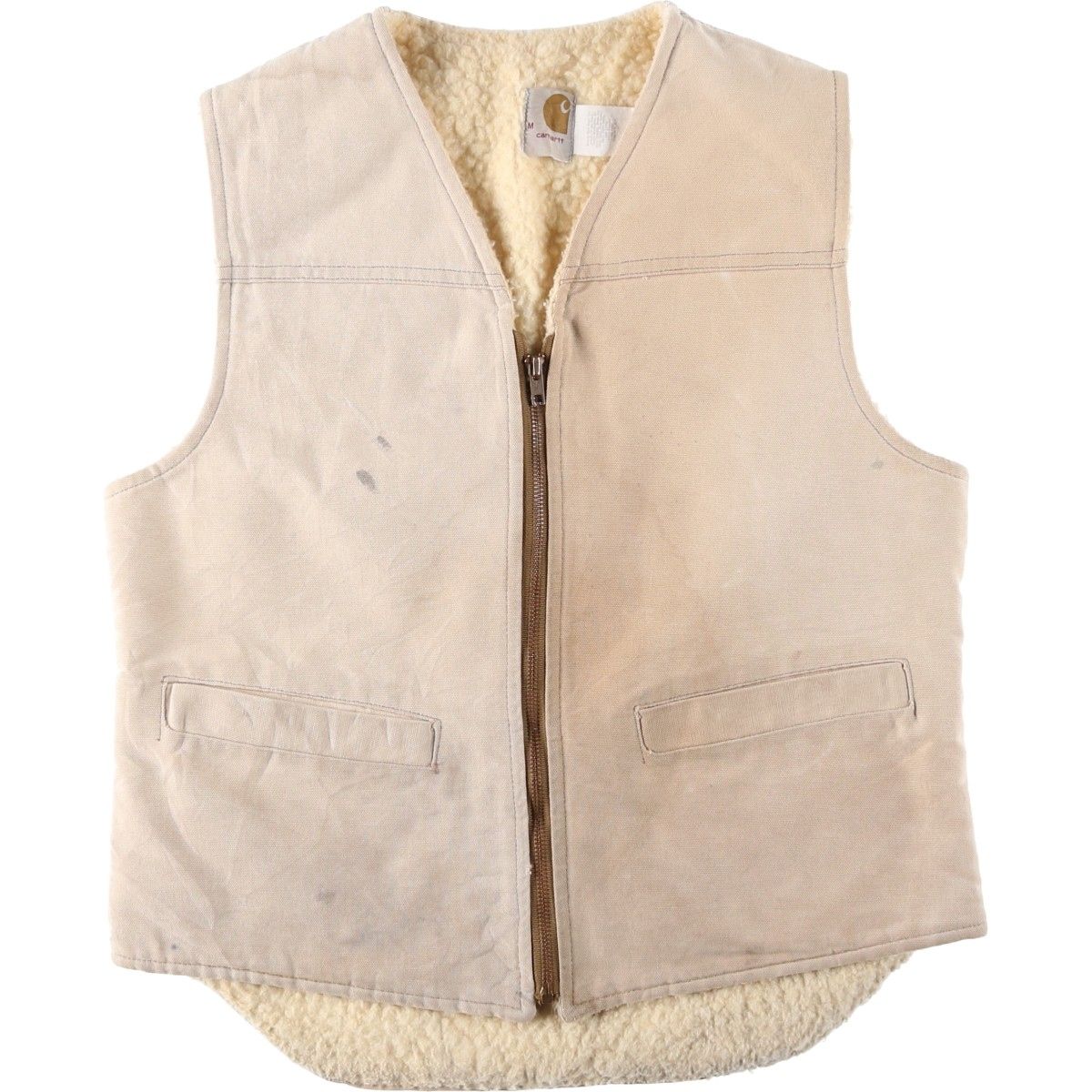 古着 80~90年代 カーハート Carhartt 6SV ダックベスト USA製 メンズM