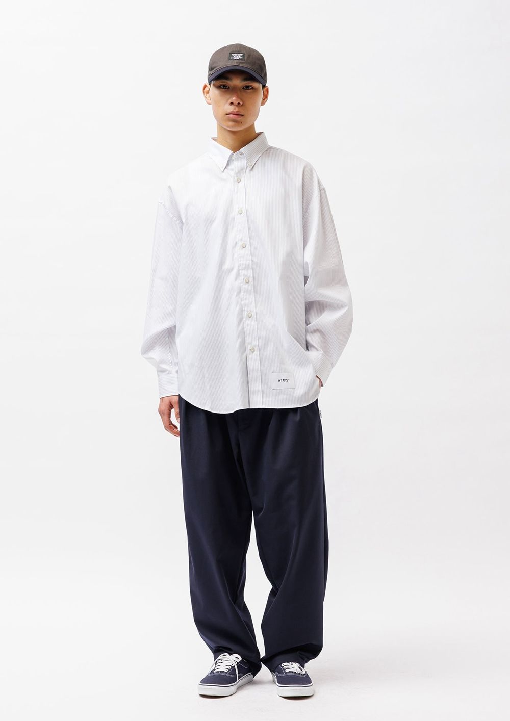 WTAPS BD 02 / LS / COTTON. HERRINGBONE. TEXTILE. OF 長袖シャツ