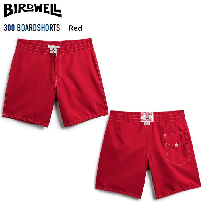 ボードショーツ BIRDWELL ”300 Bordshorts” -Red- バードウェル 水着