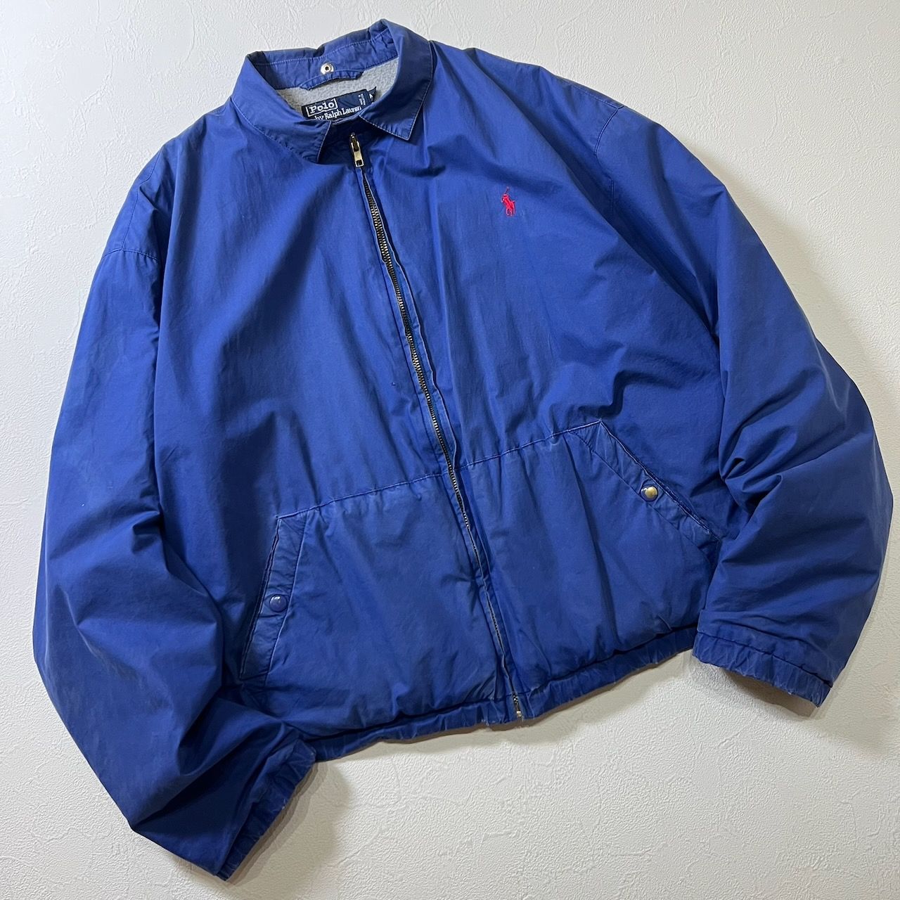 80s Ralph Lauren フェード スイングトップ チンスト ブルゾン ラルフ 