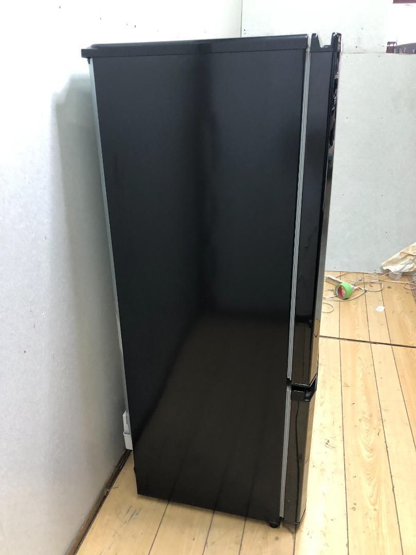 三菱 MITSUBISHI 冷蔵庫 168L 2ドア ブラック 一人暮らし ファミリー 