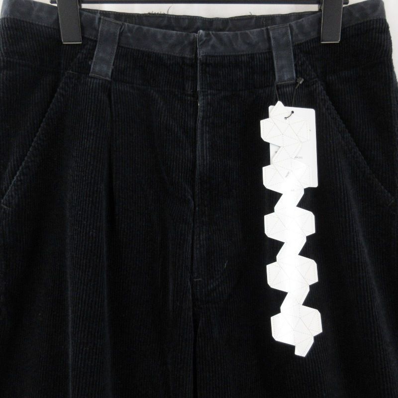 未使用 YOUTH OF THE WATER ユースオブザウォーター PANTS 253-03003 コーデュロイ ジップフライ ワークパンツ ブラック 黒 S 71015384 未使用 YOUTH OF THE WATER ユースオブザウォーター PANTS 253-03003