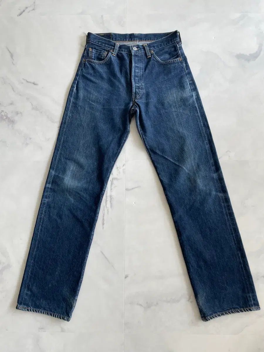 激渋US製 97年 501xx 34 ×36 バレンシア セルビッチ 裏リベット 大人気，高品質 90s USA ヴィンテージ LEVI'S LVC 501XX セルビッジ