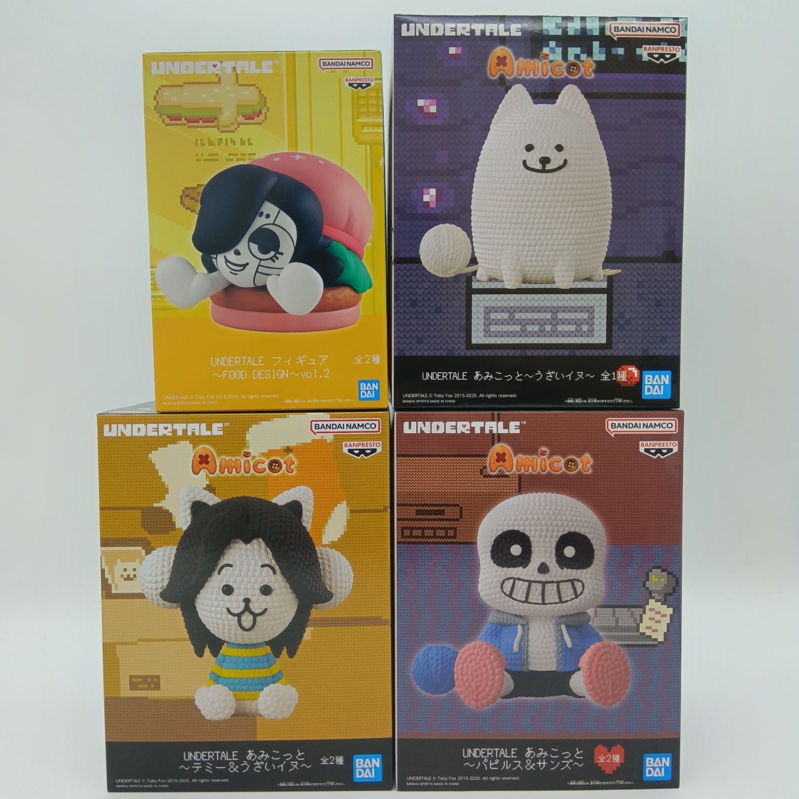 UNDERTALE あみこっと　フィギュア　セット販売 UNDERTALE あみこっと～トリエル～｜商品情報｜バンプレストナビサイト