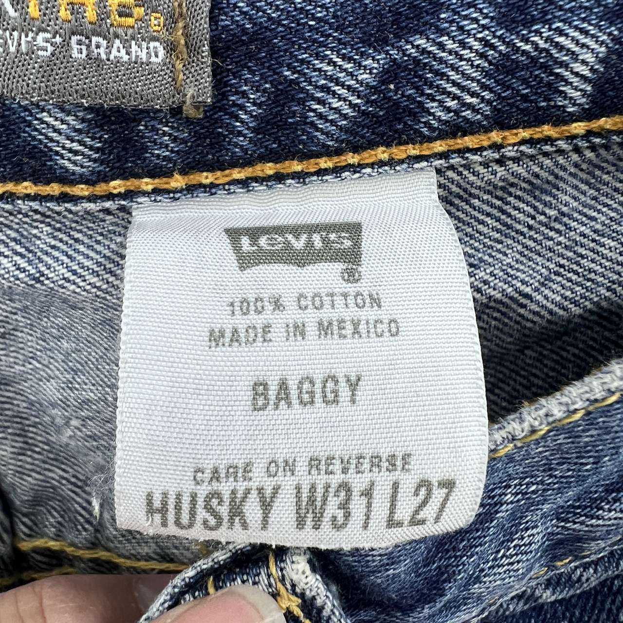 リーバイス デニム バギーパンツ メンズ W31 シルバータブ HUSKY W31