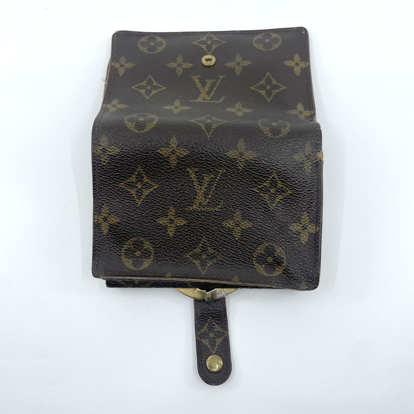 新品未使用　ルイヴィトン モノグラム がま口 ヴィエノワ M61663 LOUIS VUITTON モノグラム ヴィエノワ M61663 がま口 ルイヴィトン 二
