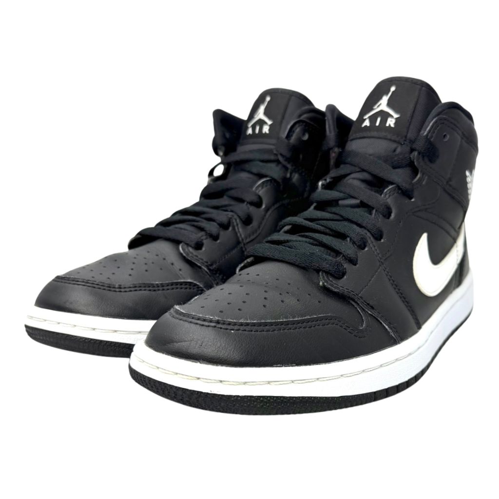 NIKE AIR JORDAN 1 MID BLACK WHITE ナイキ エア ジョーダン 1 ミッド 