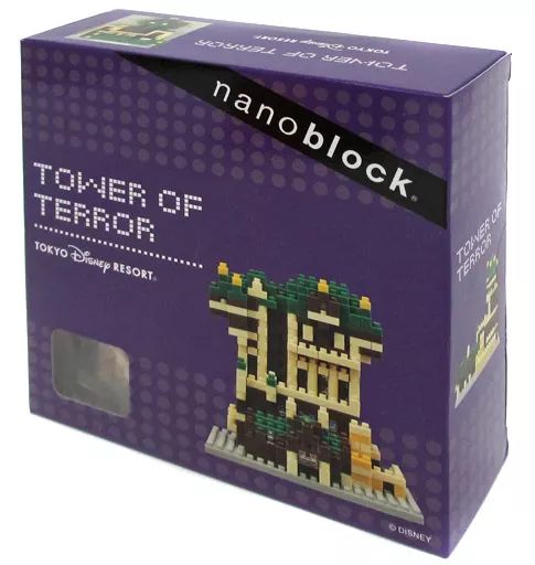中古】おもちゃ ナノブロック タワー・オブ・テラー 東京ディズニー
