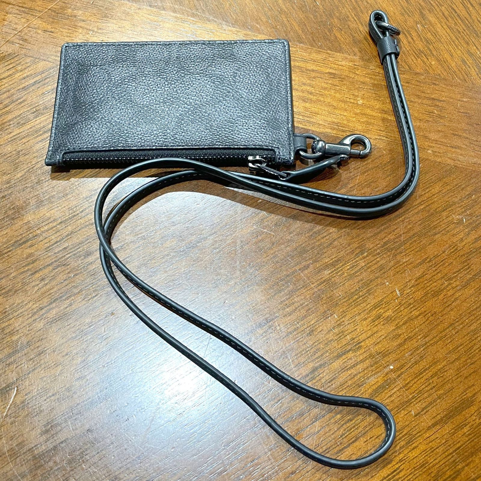 COACH コーチ シグネチャー ランヤード カードケース パスケース 