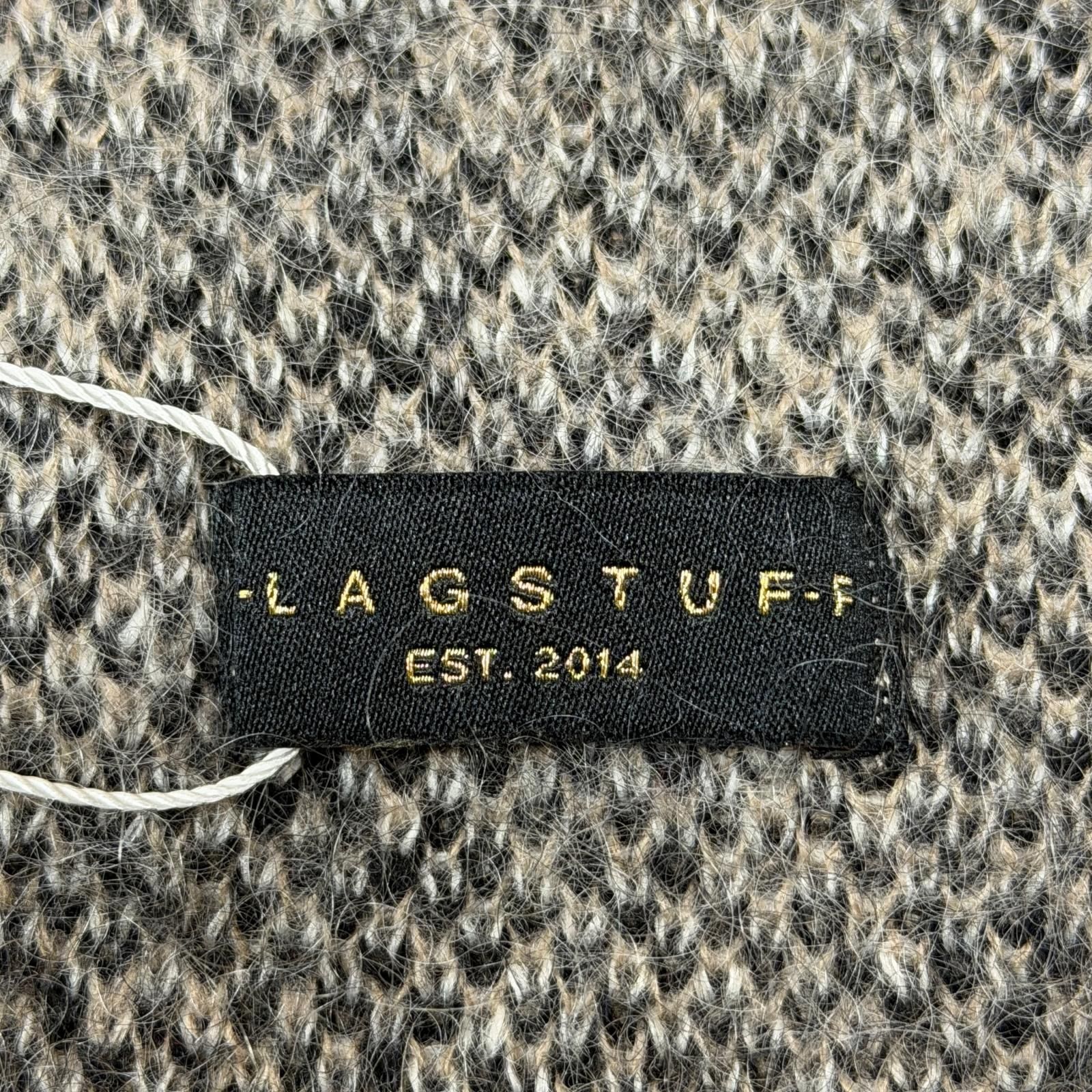 参考上代33000円 未使用 F-LAGSTUF-F MOHAIR CARDIGAN (ZEBRA) モヘヤ