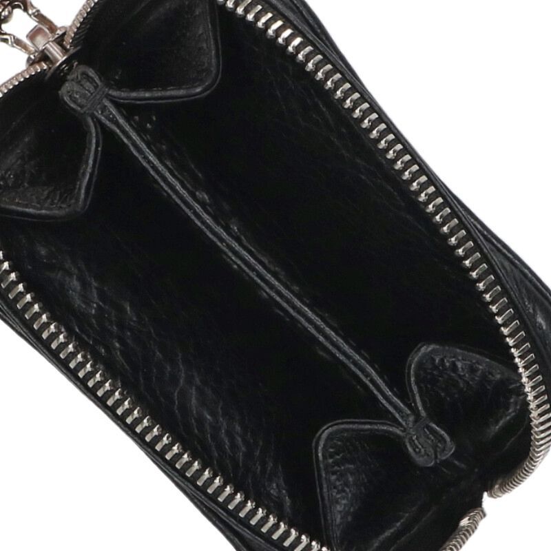 クロムハーツ COIN CASE/コインケース ダガーラウンドジップレザー