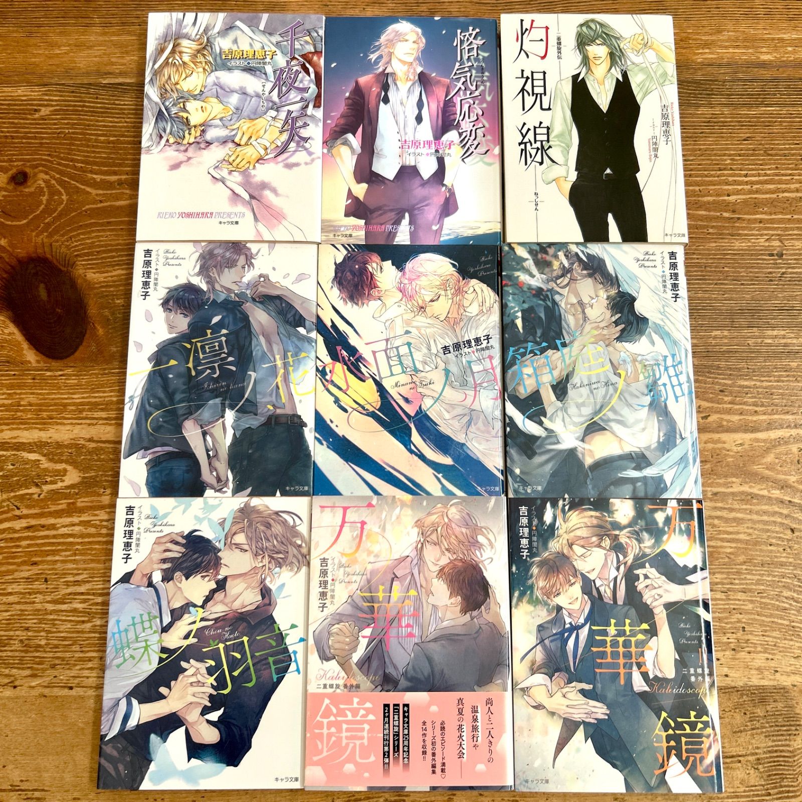 二重螺旋 吉原理恵子 1-15巻 番外編 18冊セット BL 小説 まとめ売り 