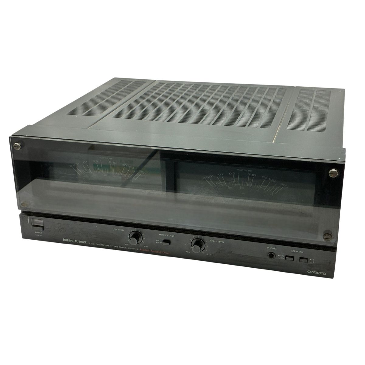 【GO-1721】ONKYO オンキヨー パワーアンプ Integra M-506 ONKYO Integra M-506 Stereo Power amplifier Confirmed Operation