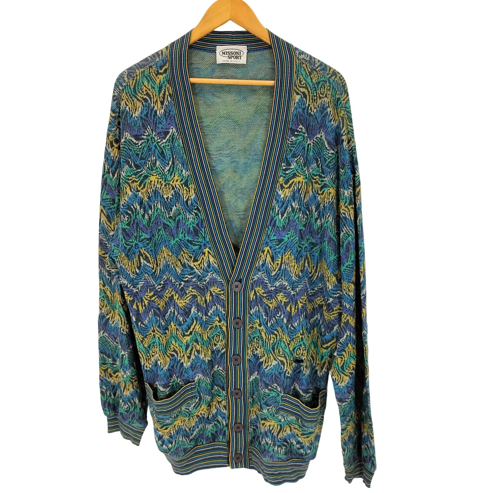 ミッソーニスポーツ MISSONI SPORTS 90S イタリア製 総柄コットン