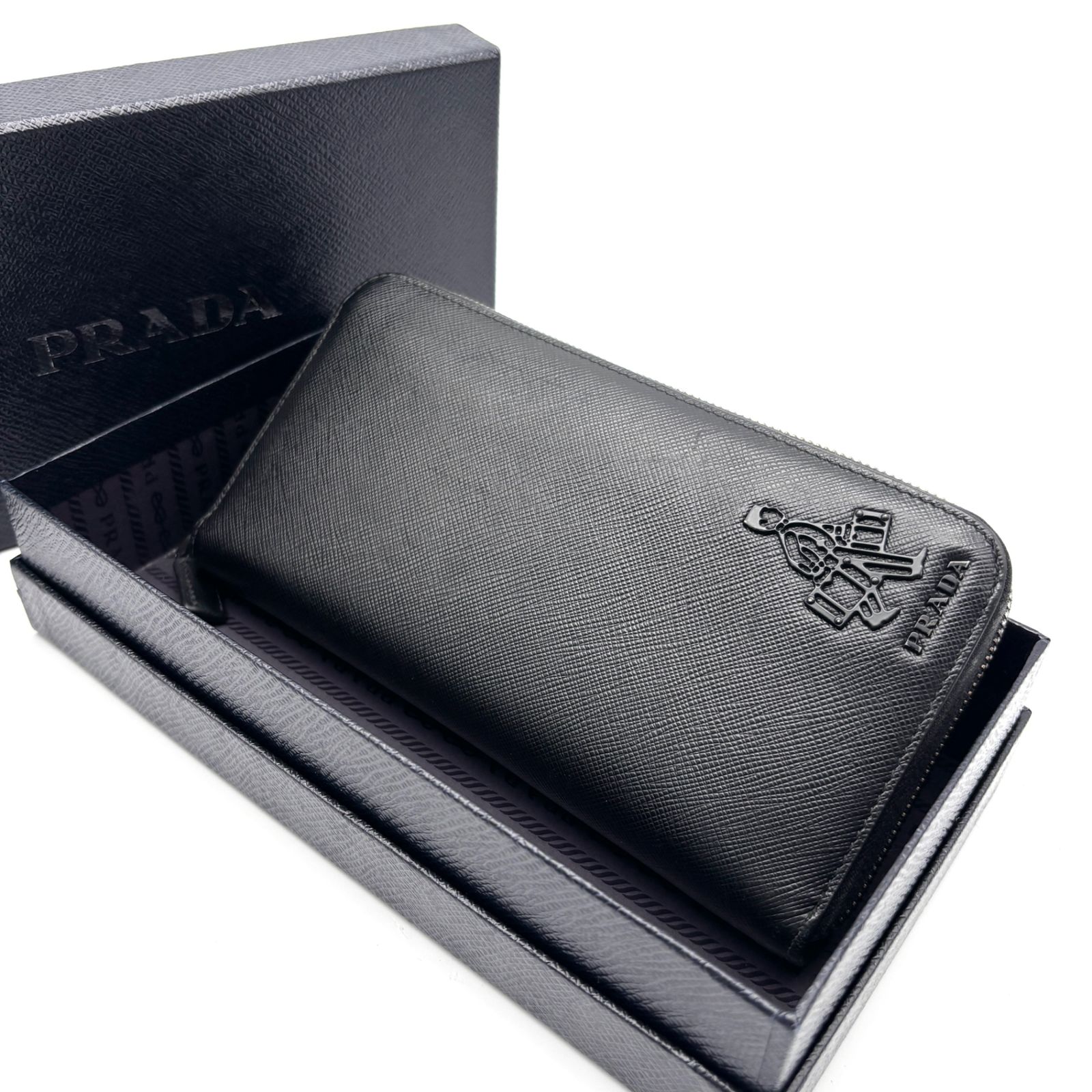 PRADA プラダ ポーターコラボ ラウンドファスナー 長財布 サフィアーノ 