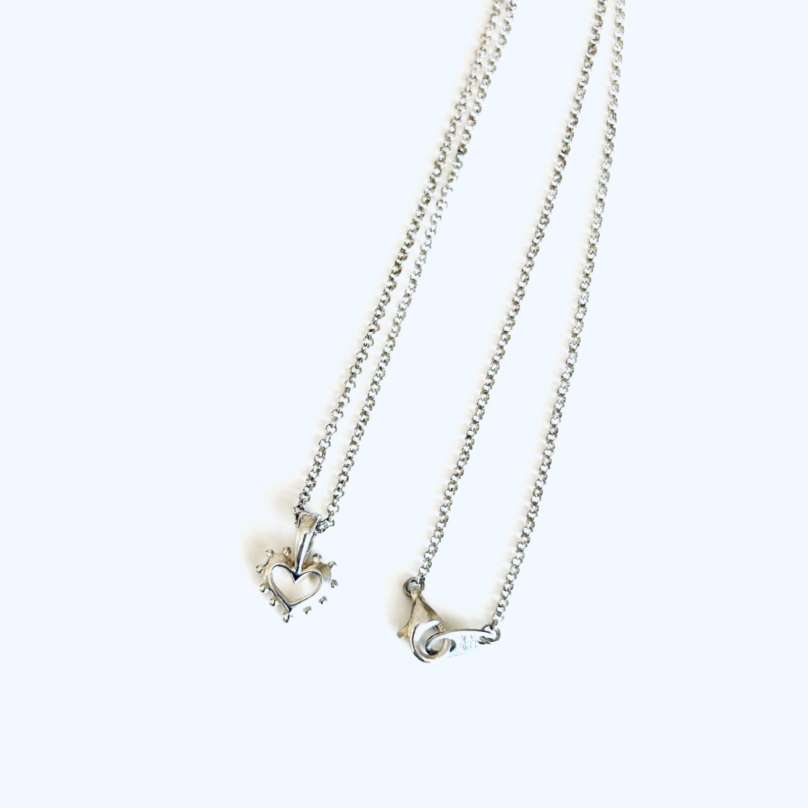 ete エテ ネックレス ハートモチーフ silver925 - メルカリ