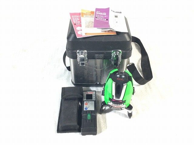 ☆中古品☆TAJIMA タジマ グリーンレーザー墨出し器 ZEROG-KJY 受光器 