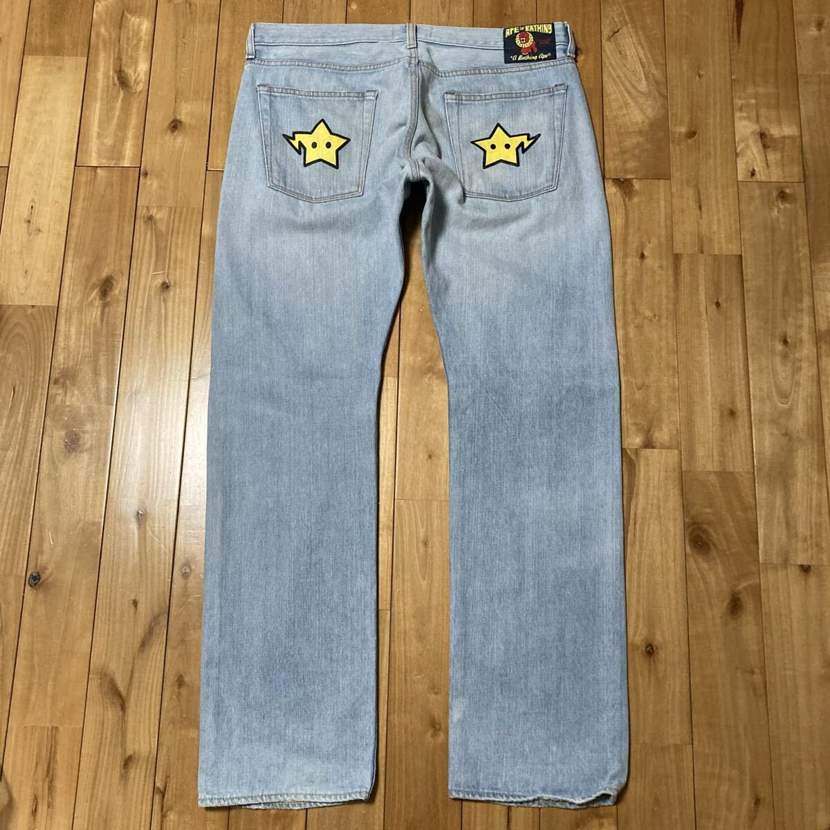 A BATHING APE - BAPE TYPE5 ダメージ デニム パンツ a bathing apeの 