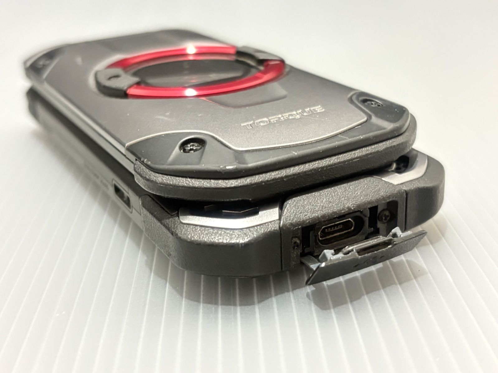 KYOCERA TORQUE X01 ガラケー 初期化済 シルバー - メルカリ