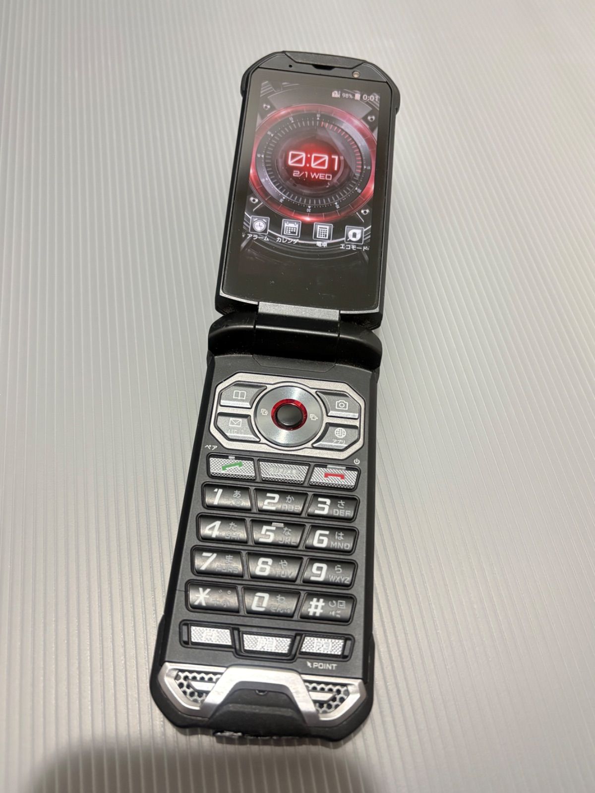 KYOCERA TORQUE X01 ガラケー 初期化済 シルバー - メルカリ