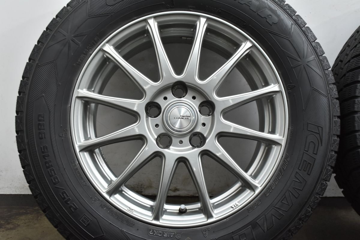交換用に】ラブリオン 16in 6.5J +38 PCD114.3 グッドイヤー アイス 