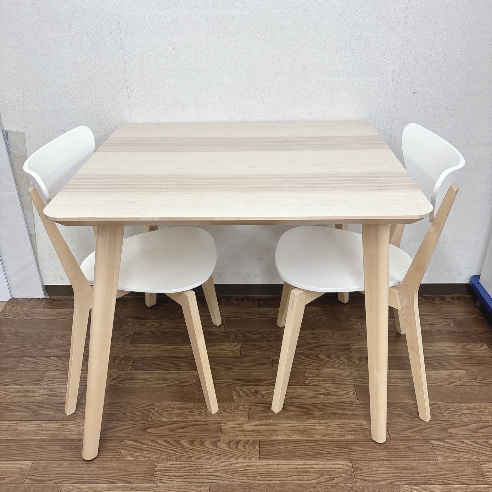 I341 ? 名古屋市近郊配送設置無料！ IKEA ダイニング3点セット 