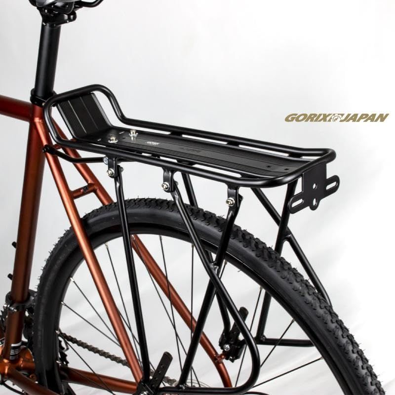 リアキャリア 自転車 GORIX(ゴリックス) 荷台 軽量 | 後付け アルミ