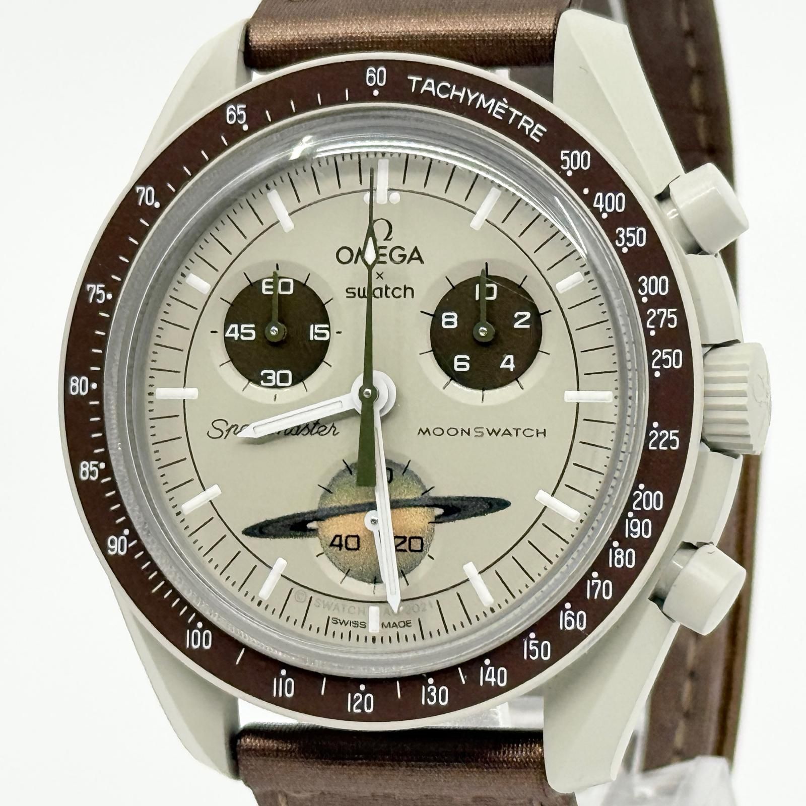 OMEGA オメガ ×スウォッチ スピードマスター ミッション トゥ サターン 