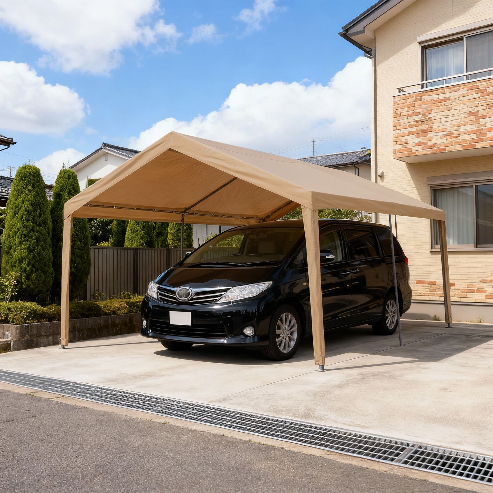 UPF50+UVカット&防雨】テント 車庫テント ガレージテント 車庫 お祭り