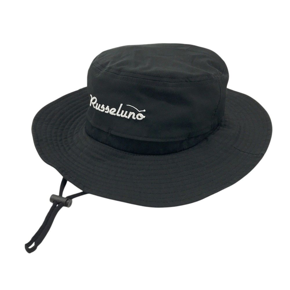 RUSSELLINO GOLFブラックハットS/Mラッセルノゴルフバケットハット RUSSELLINO GOLFブラックハットS/Mラッセルノゴルフバケットハット