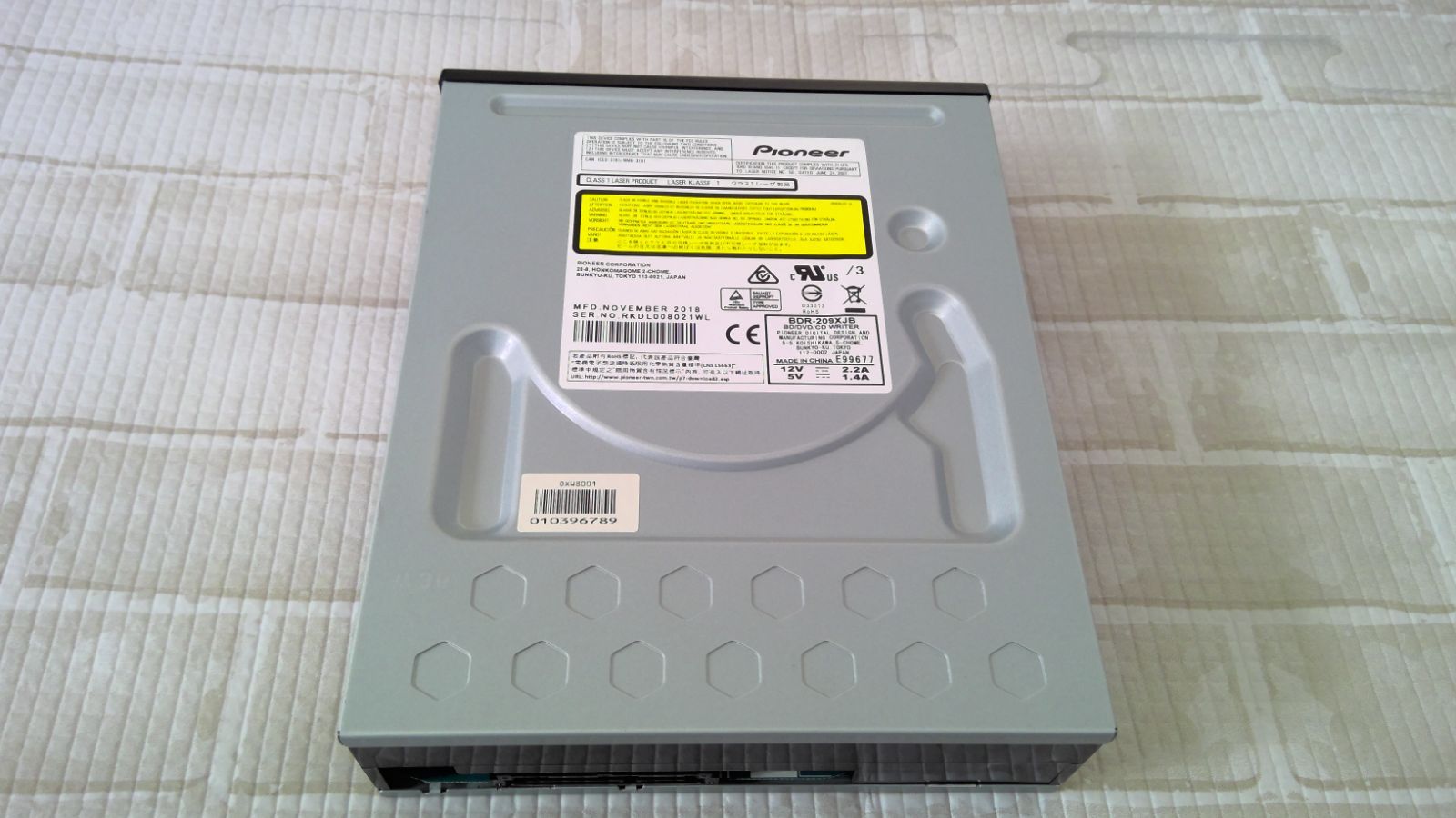 【A1-1-0052】Pioneer BDR-209XJB 内蔵BDドライブ