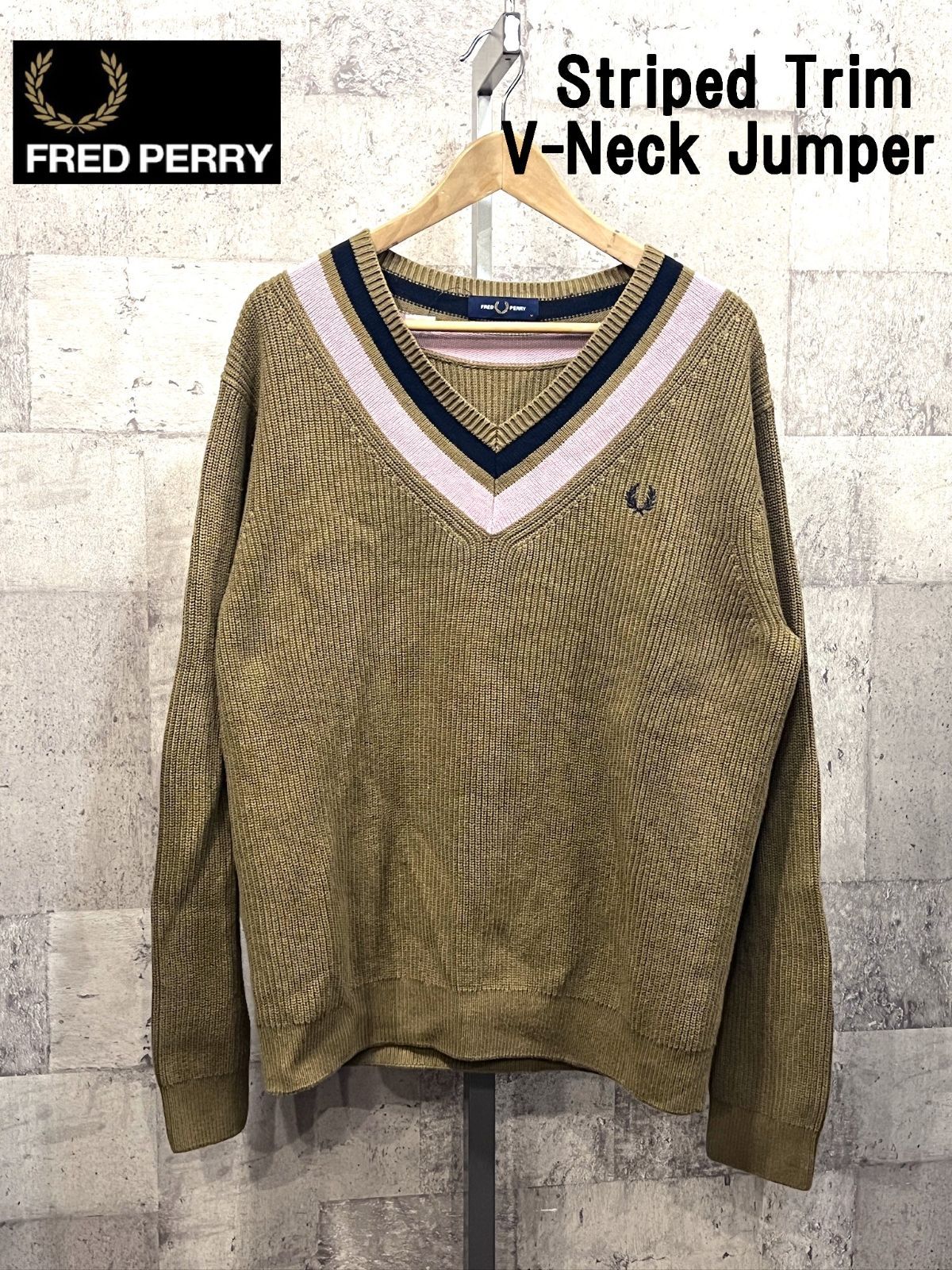FRED PERRY ニットセーター FRED PERRY/フレッドペリー] 別注