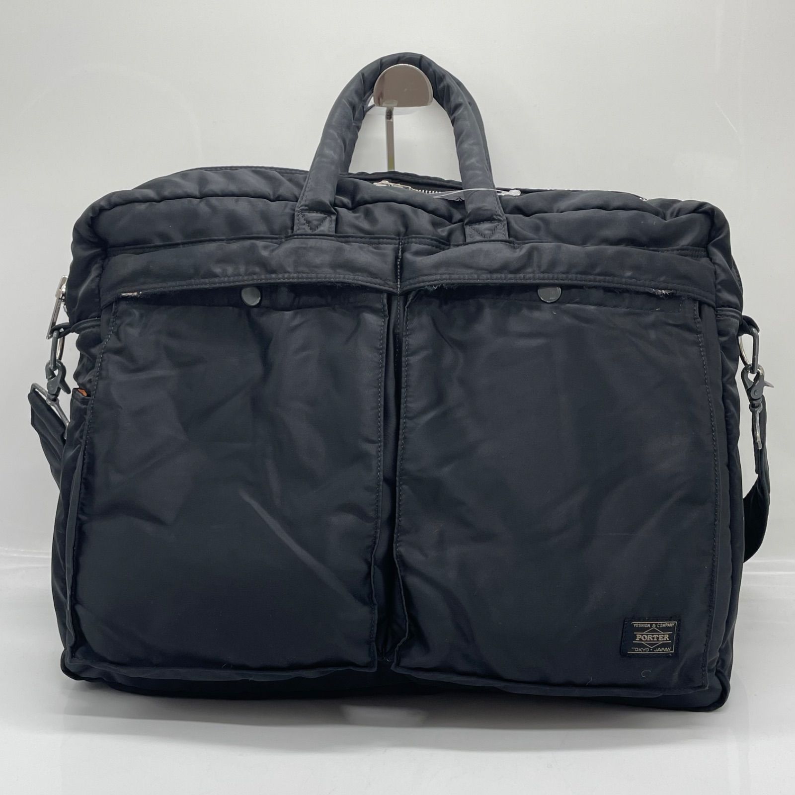 BN8401 ● PORTER PORTER TANKER 2 WAY OVERNIGHT BRIEFCASE OVERNIGHT BRIEFCASE 622-09309 BLACK DISCONTINUED RARE