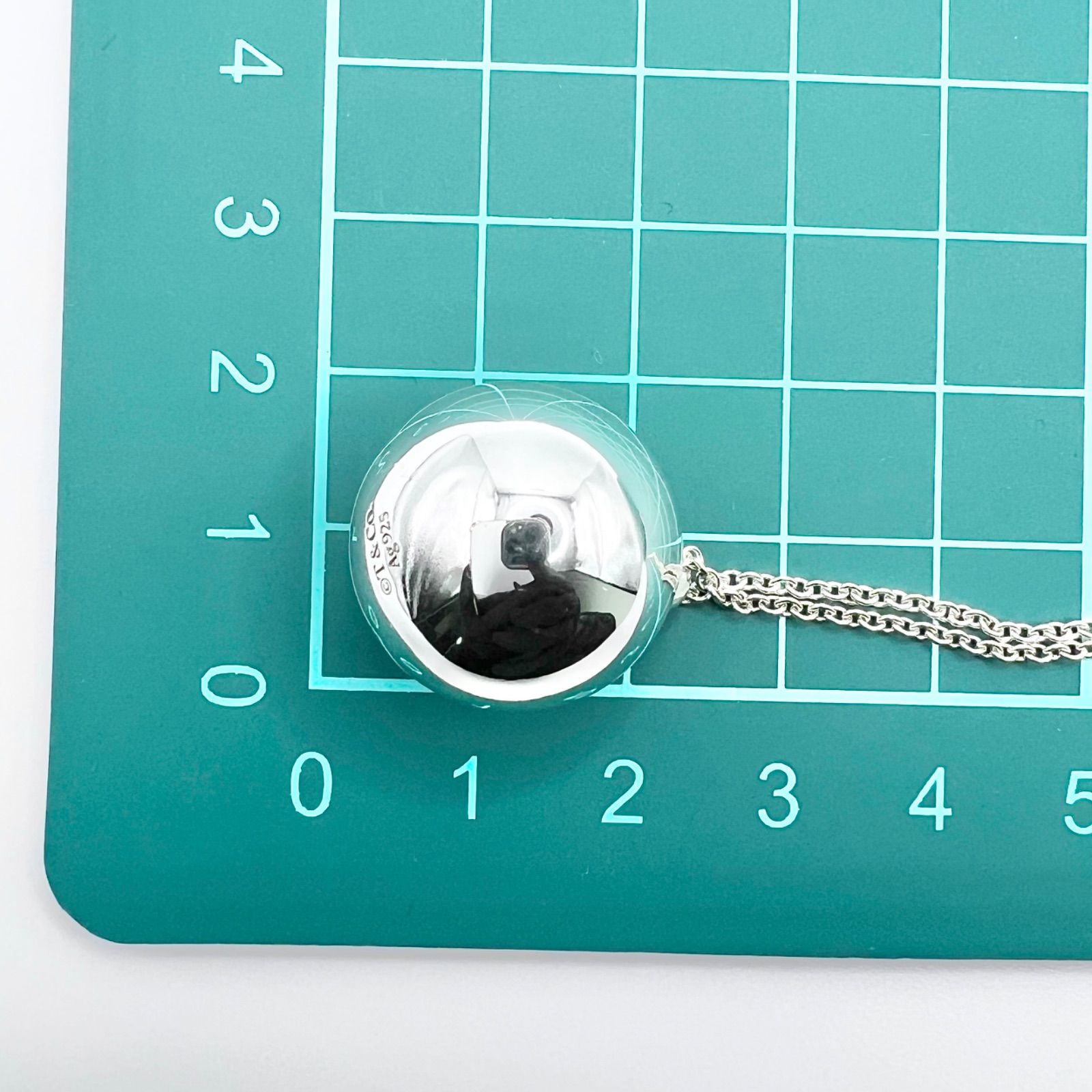 極美品 ティファニー ハードウェア ボール 19mm ネックレス 付属品 