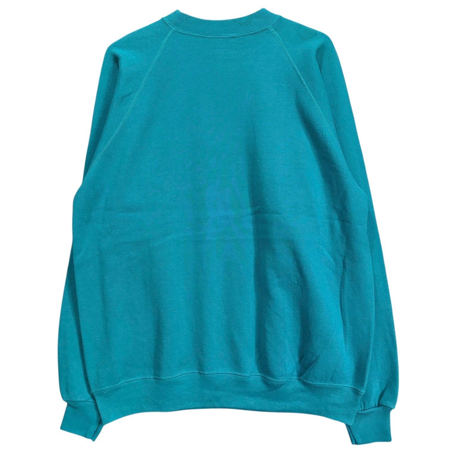 USA製 90s Hanes ヘインズ スウェット XL ティール ターコイズ 