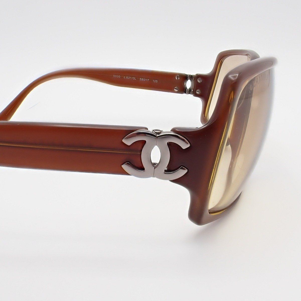 CHANEL シャネル ココマーク サングラス 5030 C.631/2L ブラウン系 CHANEL シャネル ココマーク サングラス 5030 C.631/2L ブラウン系【い