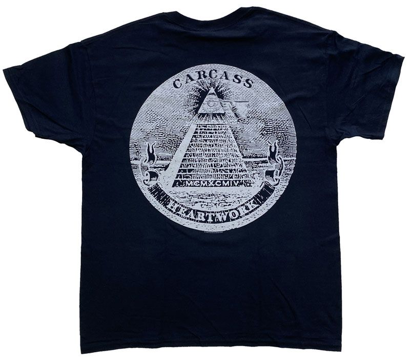 カーカス・CARCASS・HEARTWORK・UK版・Tシャツ・メタルTシャツ・オフィシャルTシャツ L
