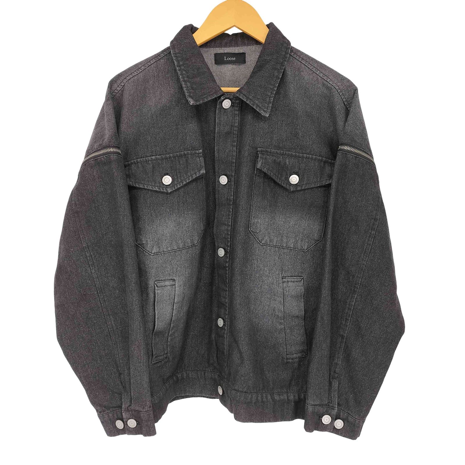 ルース Loose 3way ヴィンテージ ジップショルダーデニムジャケット 