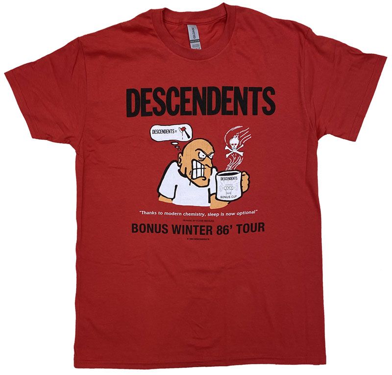 デセンデンツ・DESCENDENTS・BONUS WINTER TOUR 86・EU版・Tシャツ
