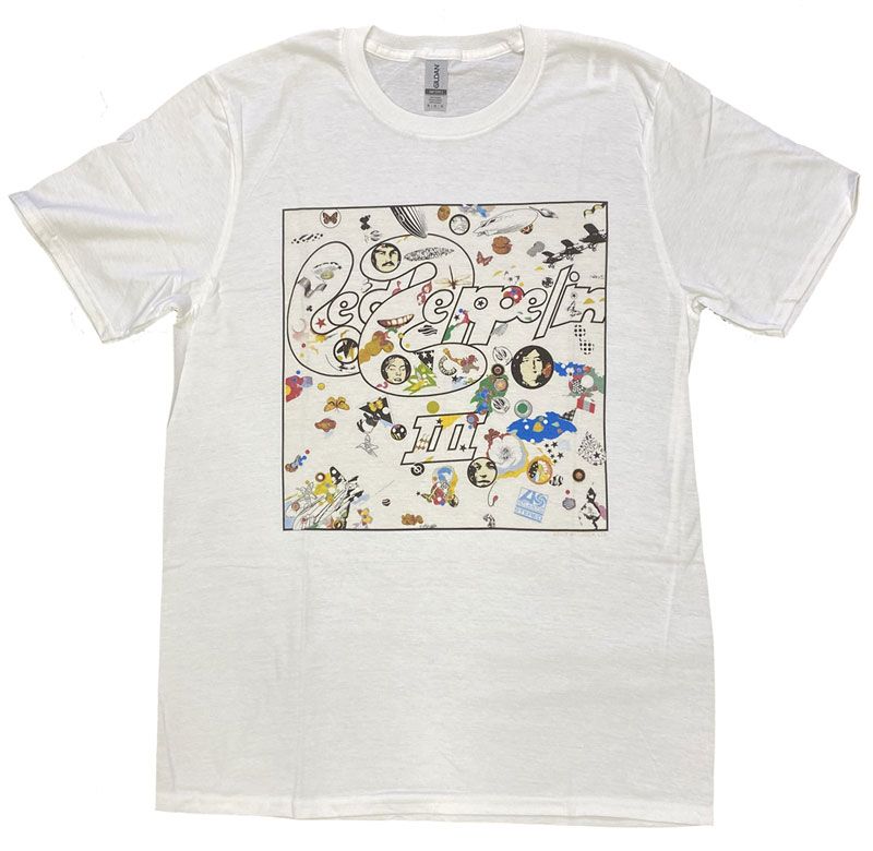 レッド ツェッペリン・LED ZEPPELIN・3 ALBUM・Tシャツ・ロックTシャツ 