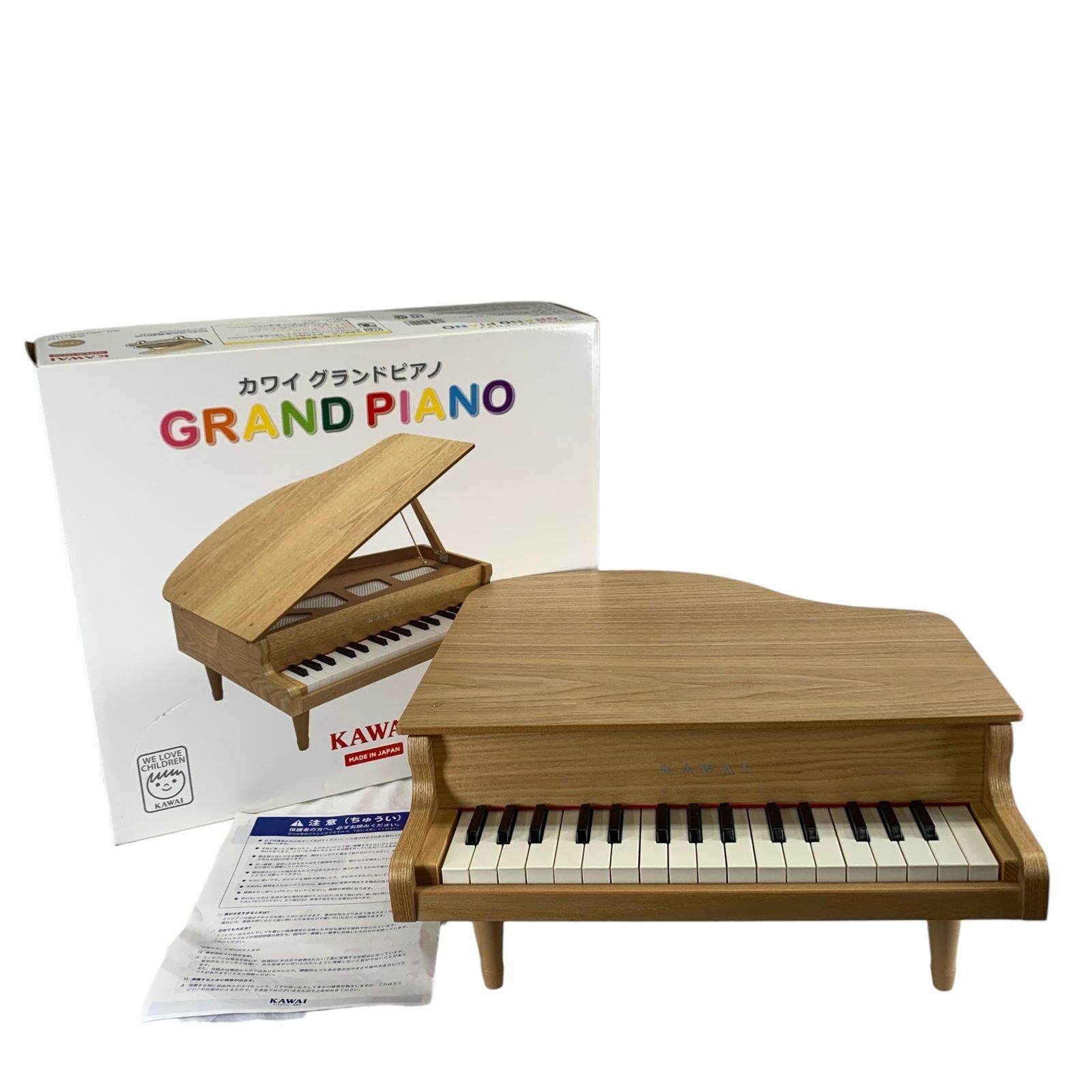 KAWAI カワイ グランドピアノ ミニ ナチュラル 32鍵 - メルカリ
