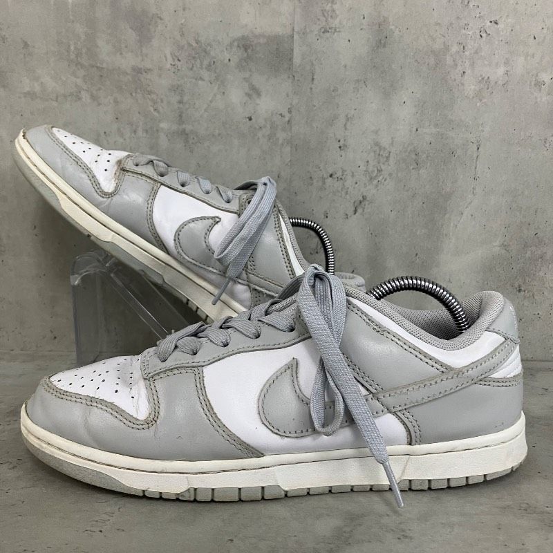 NIKE ナイキ DUNK LOW RETRO ダンク ロー レトロ ホワイト グレー 25cm 