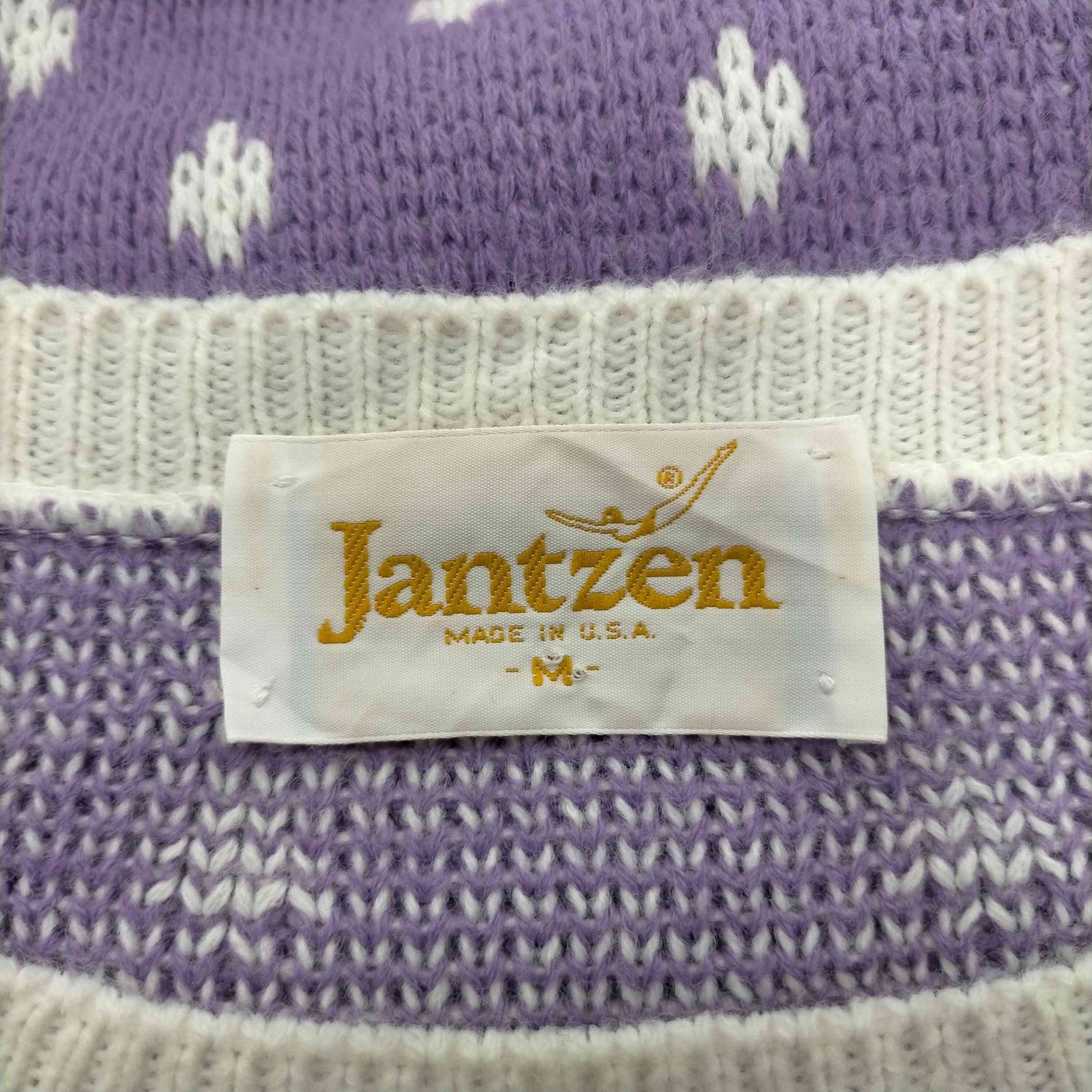 ジャンセン jantzen 80S USA製 トナカイ ノルディック柄 ニット 