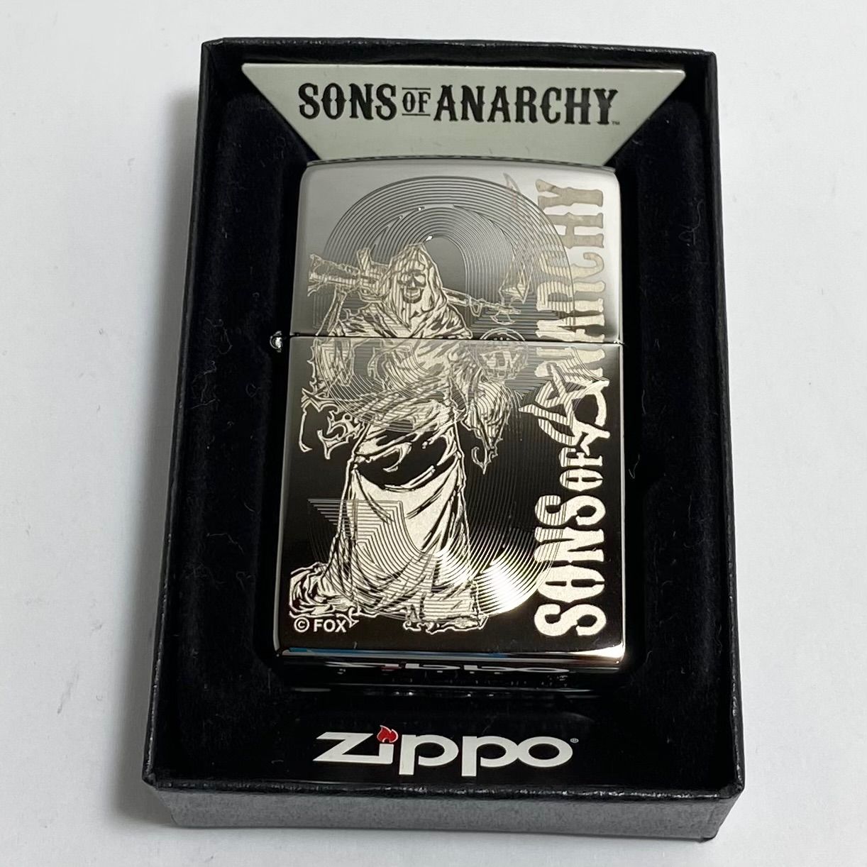 ZIPPO ジッポー ライター SOA サン・オブ・アナーキー 28957 - メルカリ