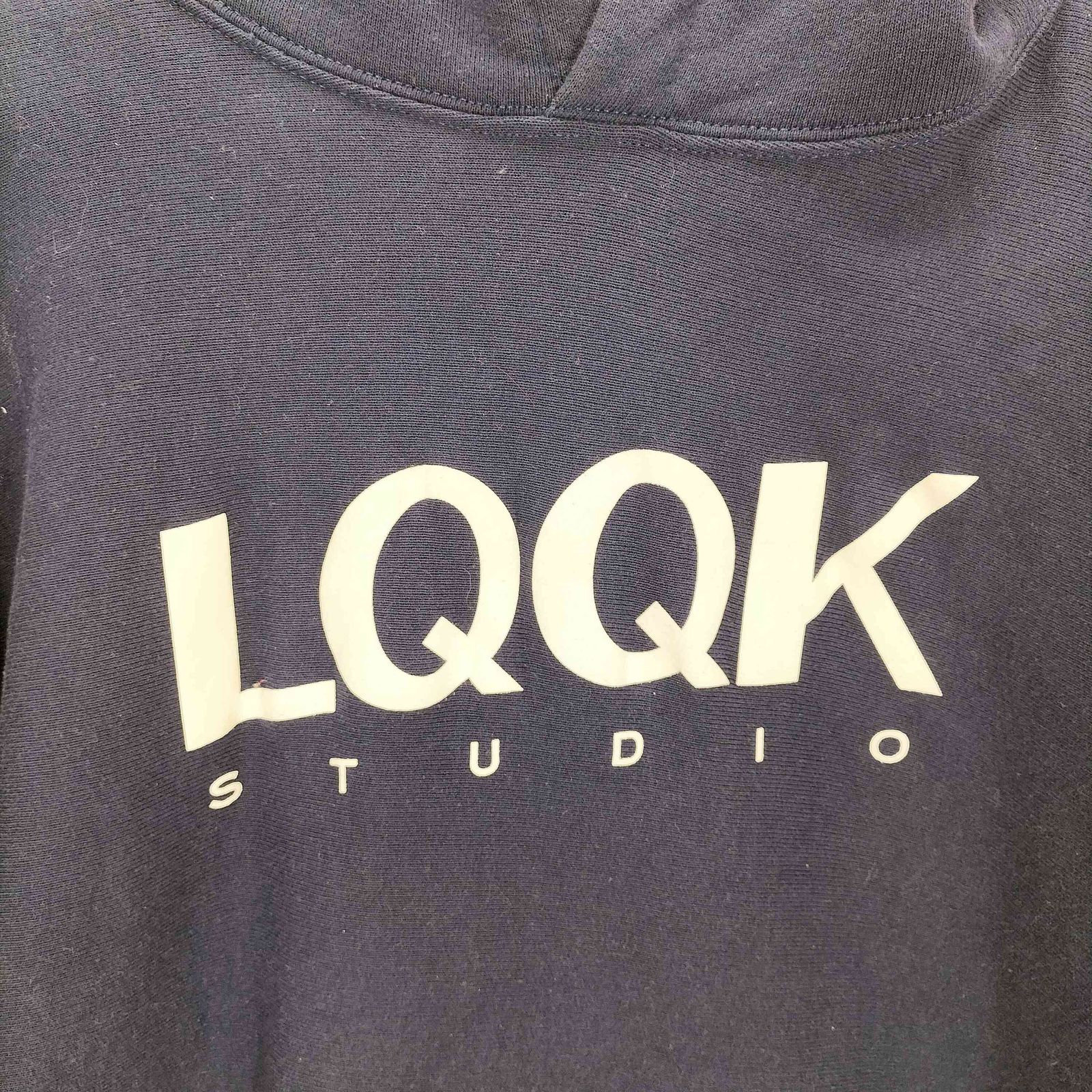 ルックスタジオ LQQK STUDIO SIGNATURE SNAP FLEECE HOODIE メンズ JPN 