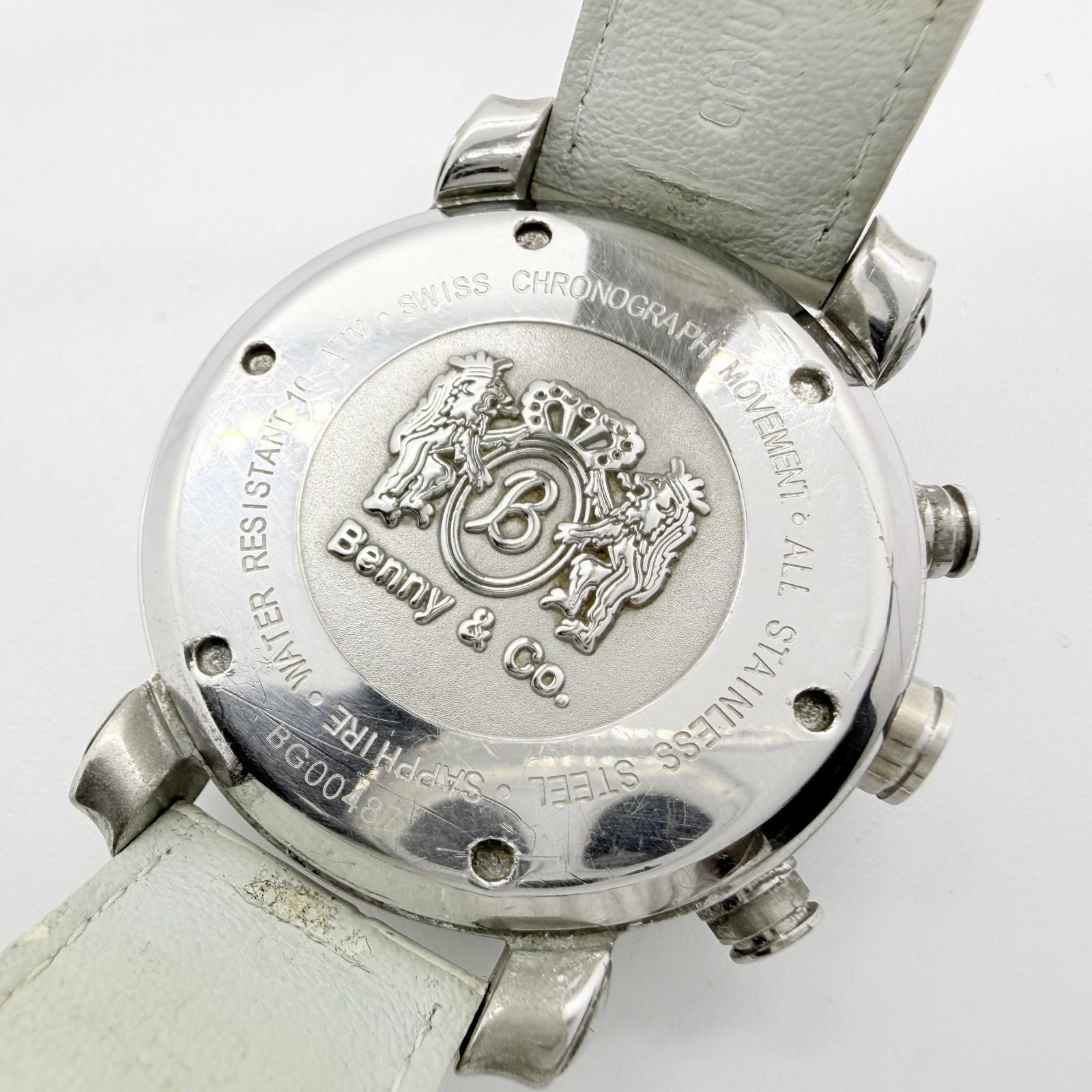 Benny&Co. ベニー＆コー クロノグラフ BG00487 レッド QZ メンズ 