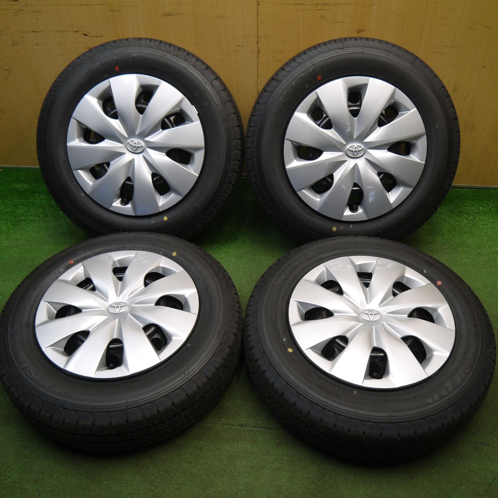 新車外し！25年☆トヨタ プロボックス 純正 スチール 155/80R14 88/86S 