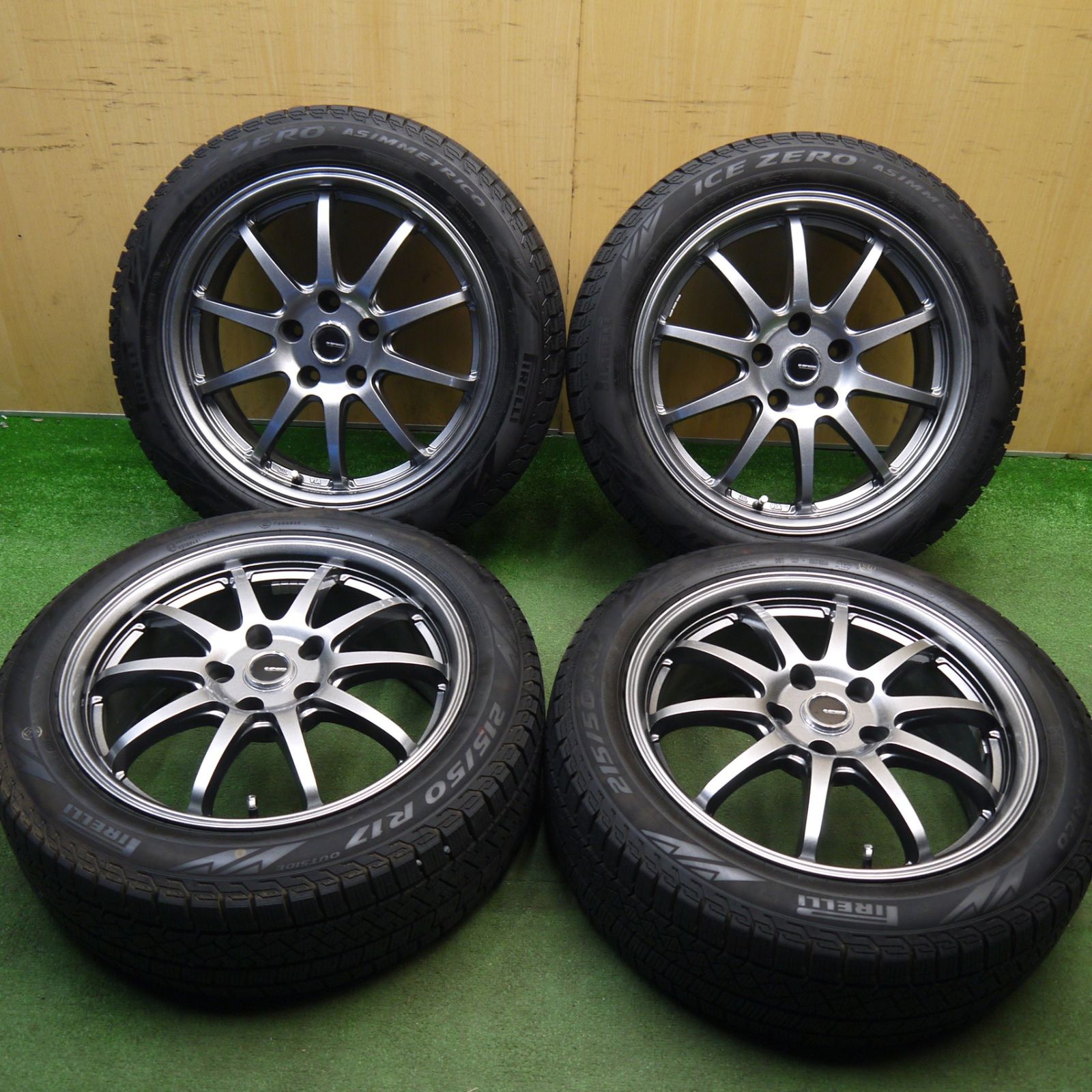 バリ溝！23年！キレイ！9分☆スタッドレス 215/50R17 ピレリ 