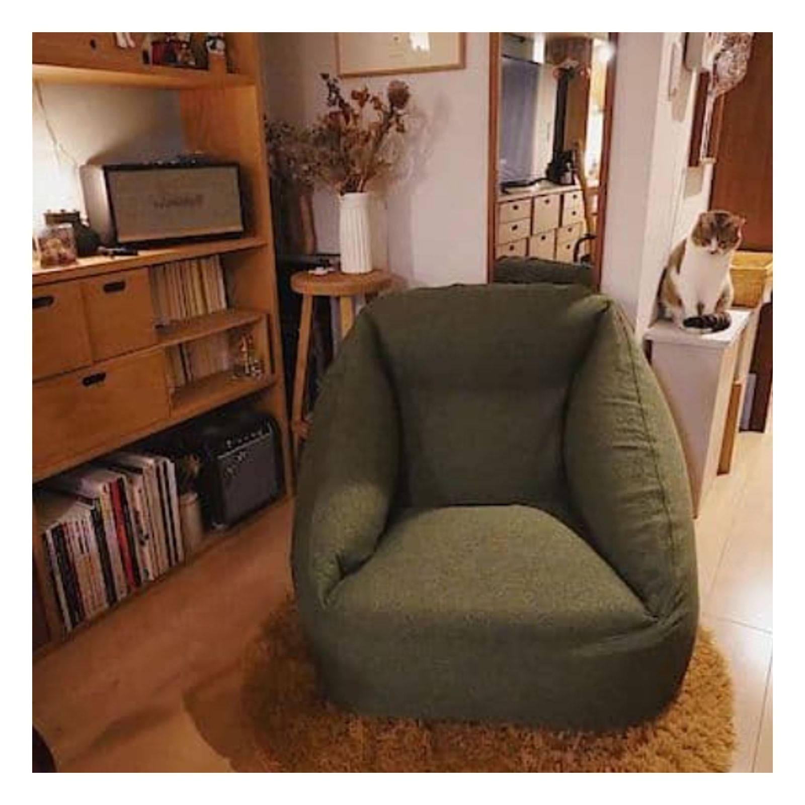 ✩未開封✩未使用品 無印良品 空気でできたソファ グリーン 空気でできたソファ 無印良品 グリーン 未開封新品未使用 箱付き