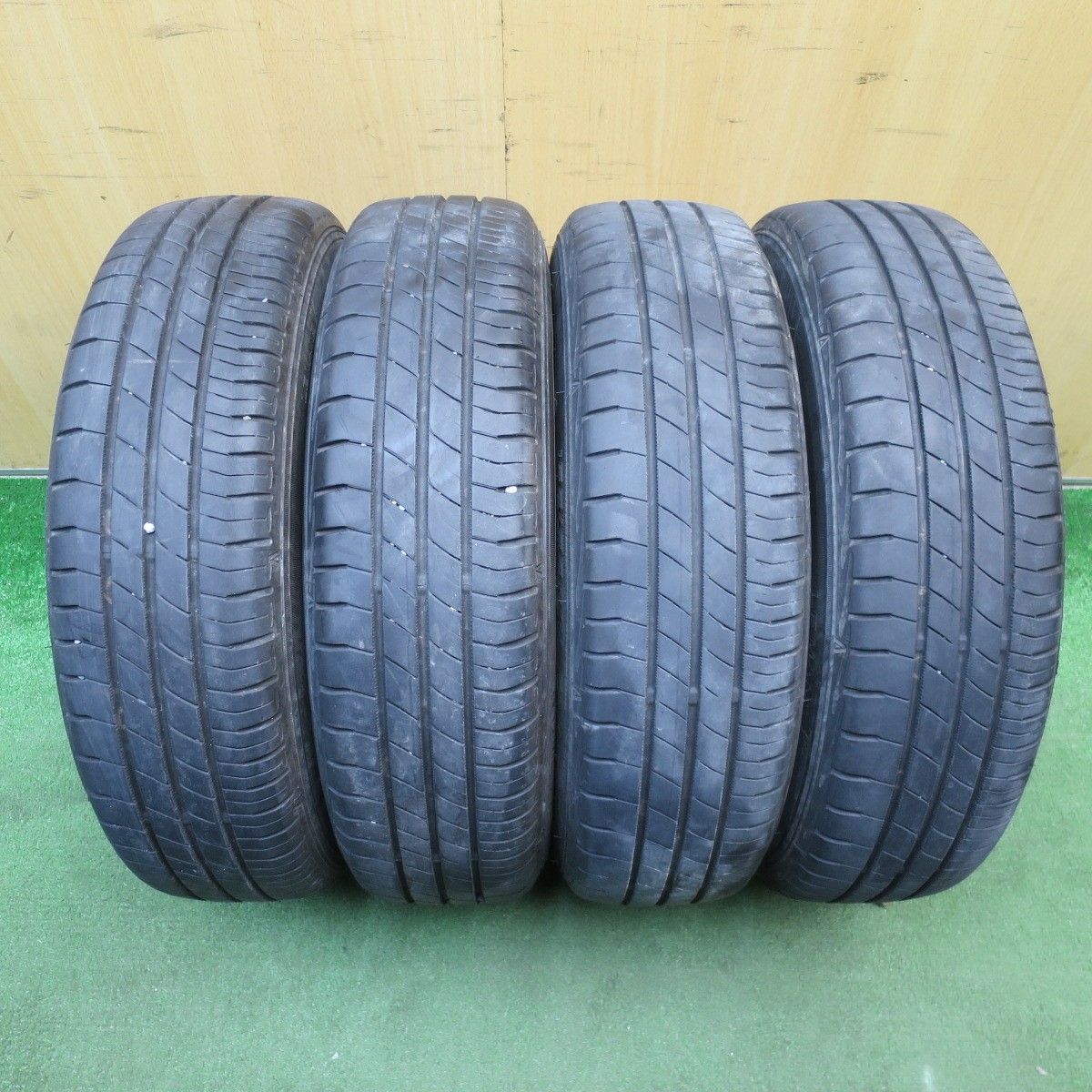 4本価格！23年☆ダイハツ ミライース 純正 155/65R14 ダンロップ LE